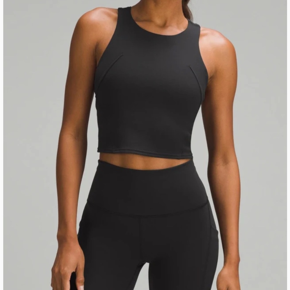 Lululemon Black Wunder Train Racerback Tank